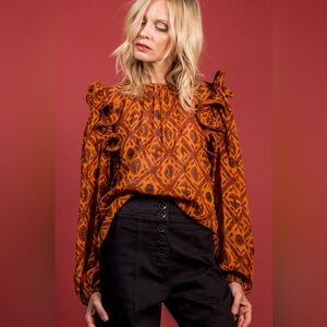 ULLA JOHNSON silk blouse